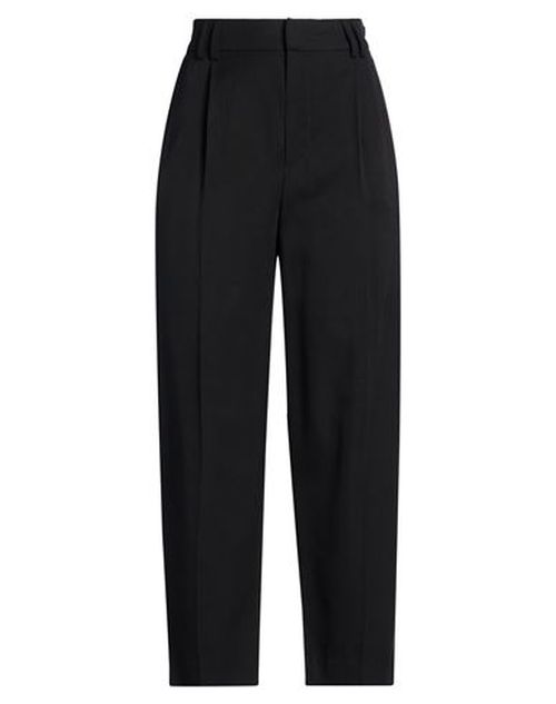 Woman Pants Black Size 8 Lyocell, Cotton