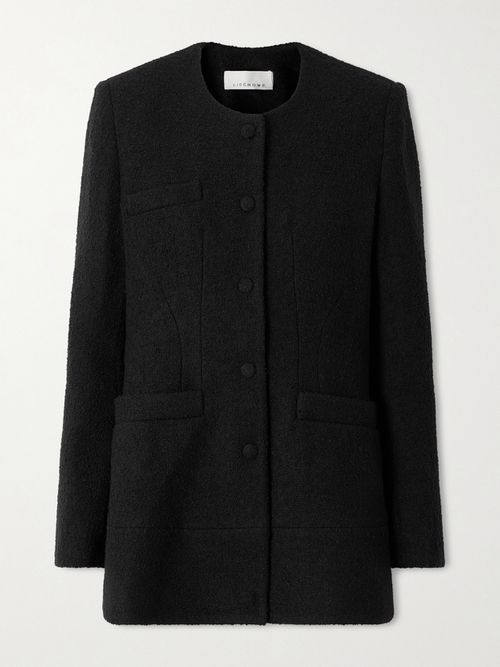 Otto Wool-blend Bouclé-tweed Jacket - Black