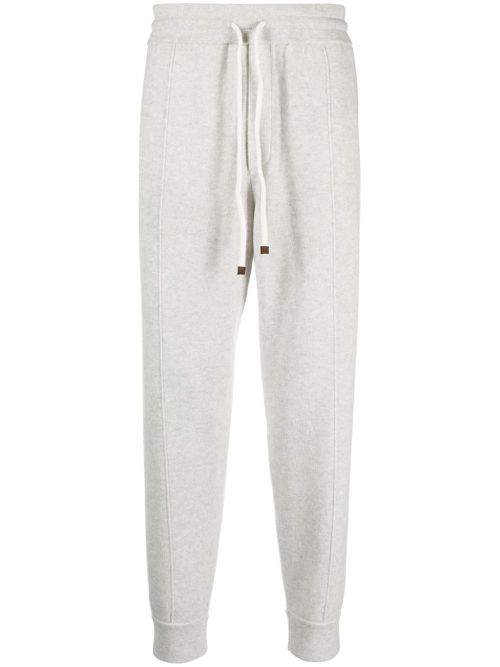 Cashmere track trousers - Grey