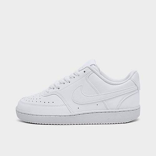 Women's Court Vision Low Next Nature Casual Shoes in White/White/White