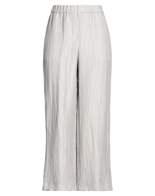 Woman Pants Light grey Size 0 Linen, Polyamide