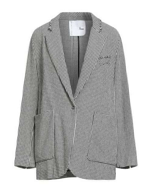 Conscious Woman Blazer White Size M Recycled cotton, Cotton, Acrylic