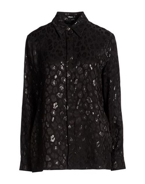 Woman Shirt Black Size 2 Silk, Viscose, Polyamide