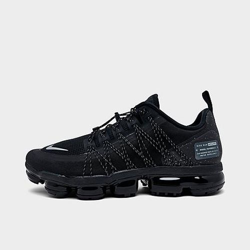 Men's Air VaporMax Run Utility Running Shoes in Black/Reflective Silver/Black