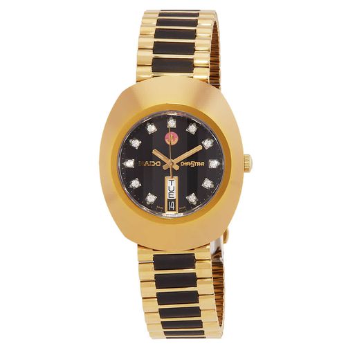 Original Automatic Diamond Black Dial Unisex Watch R12413614