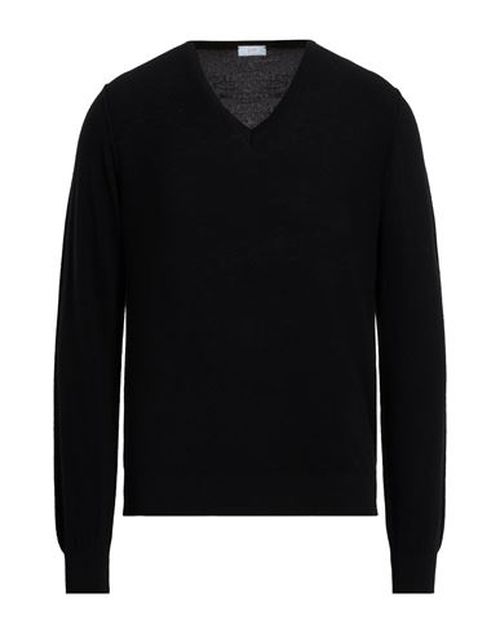 Man Sweater Black Size 40 Merino Wool