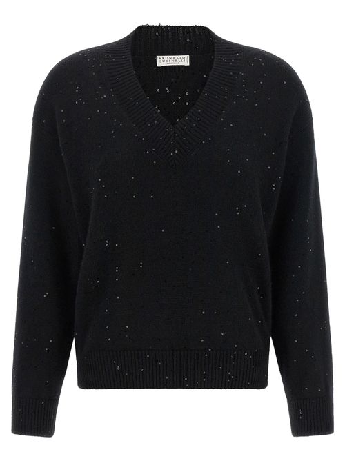 Diamante Sweater — Black