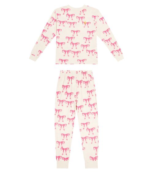 Llama printed cotton jersey pajamas