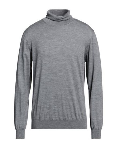 Man Turtleneck Grey Size XXL Merino Wool