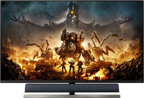 "Geek Squad Certified Refurbished Momentum 55"" LED 4K HDR Gaming Monitor - Black"