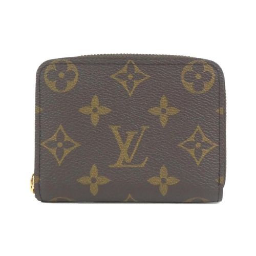 Louis Vuitton Marron Coated Canvas Coin Purse/Coin Case Pre-Owned