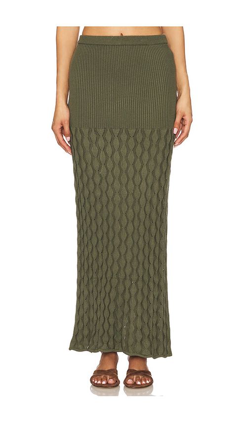 Agua Bendita x REVOLVE Theodora Skirt in Sage. L also in