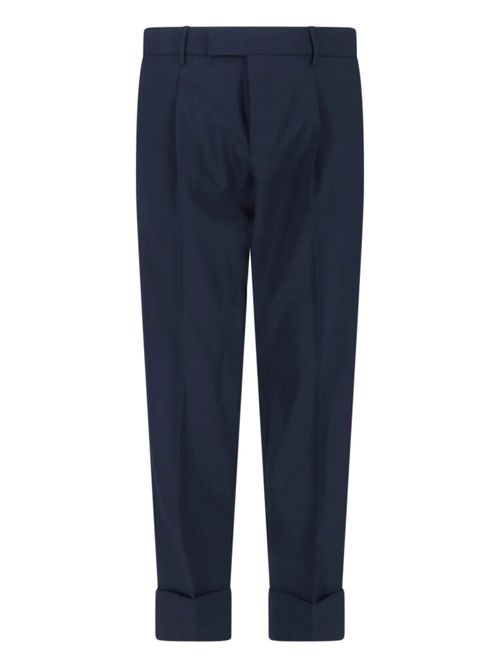 Men's Virgin Wool Stretch Trousers