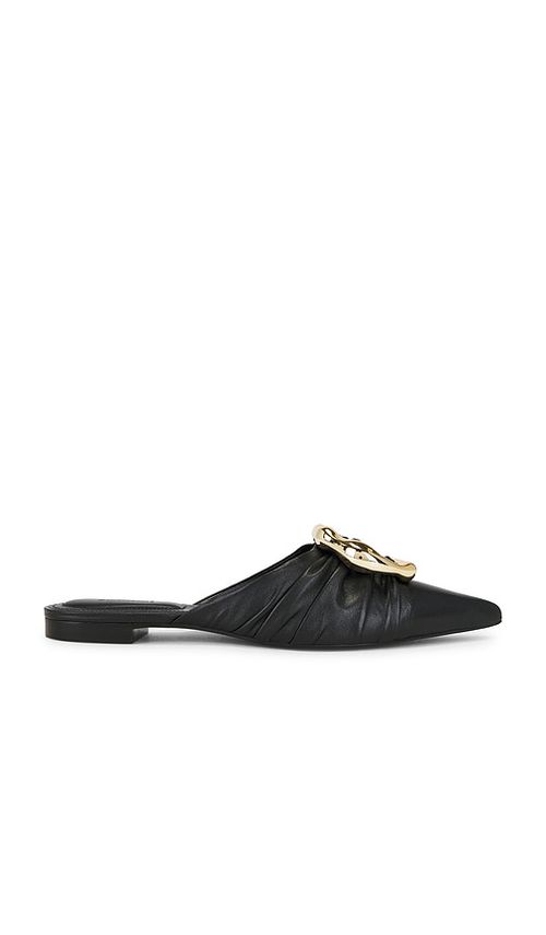 SIMKHAI Belle Leather Pointed Toe Mule in Black. -  39 also in 36, 37