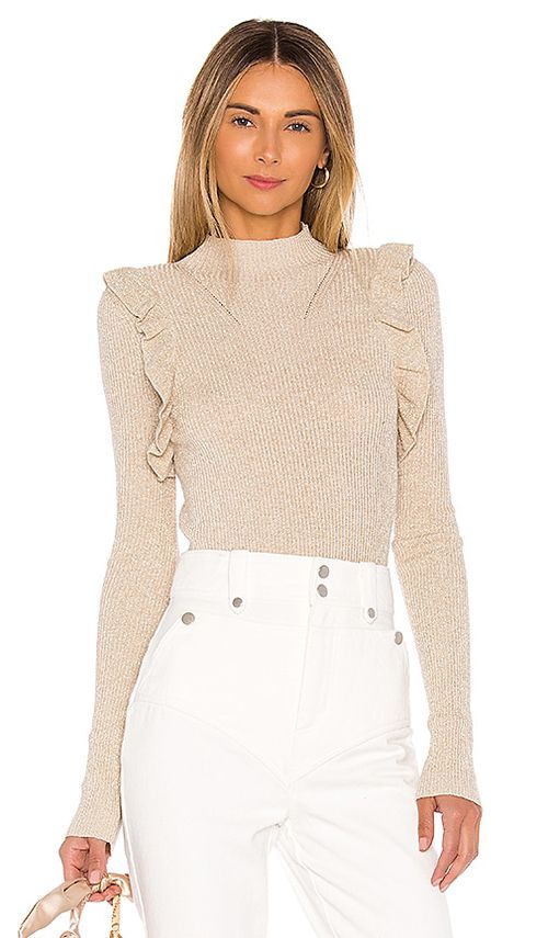 MAJORELLE Annie Sweater in Neutral. -  XXS also in S
