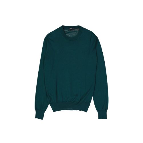 Virgin Wool Sweater — Green