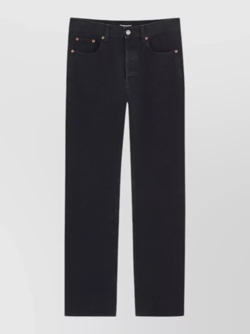 Saint Laurent - straight leg jeans superghi belt loop