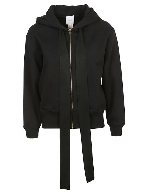 Drawstring logo hoodie