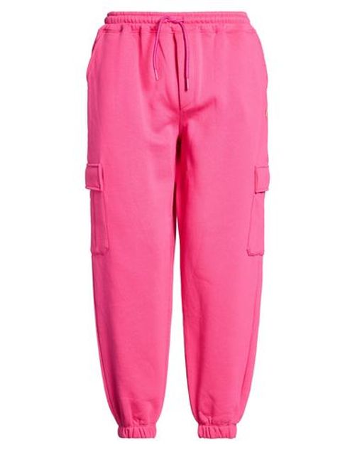 Man Pants Fuchsia Size XL Polyester, Cotton