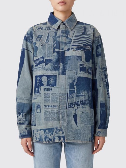 Shirt Woman color Denim