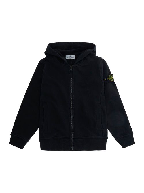 Technical Fabric Hooded Hoodie — Black