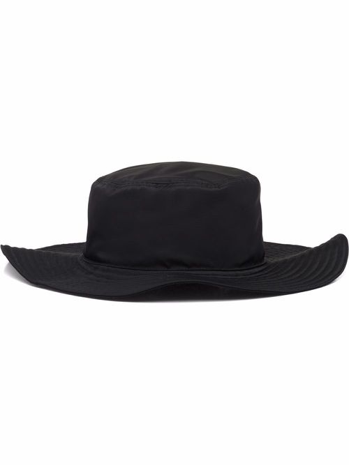 Re-Nylon fedora hat - Black