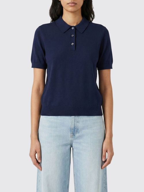 Polo Shirt Woman color Blue