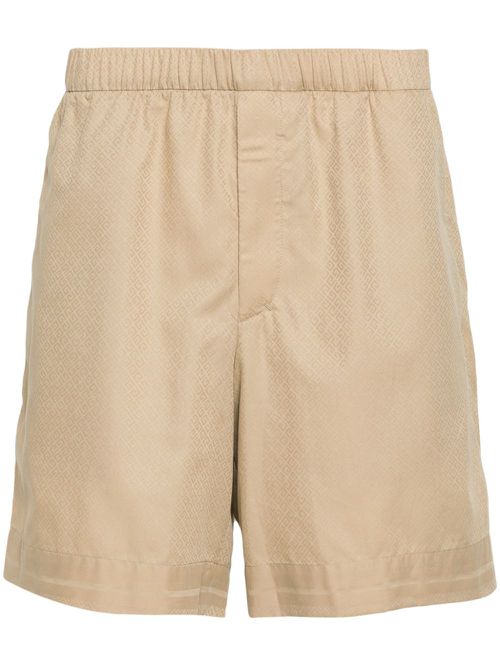 4G cotton bermuda shorts - Neutrals