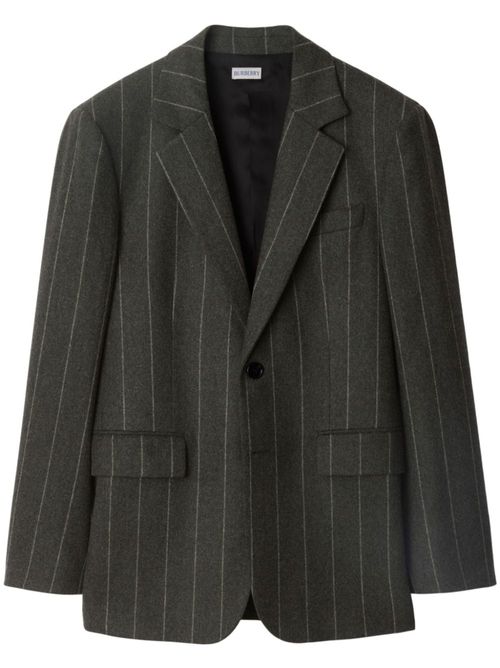 Pinstriped blazer - Grey