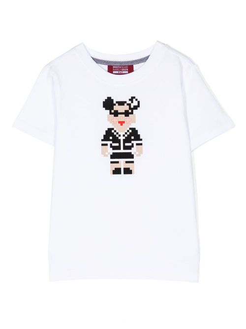 Mini Double C Bear T-shirt - White