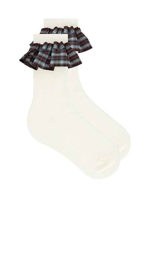 Casa Clara Johnnie Socks in Crea