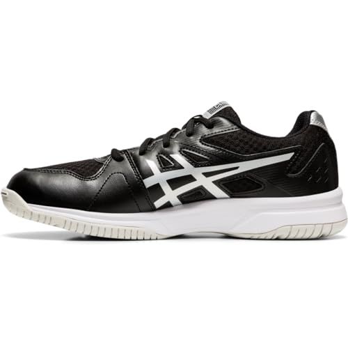 ASICS Men's Upcourt 3 Volleyball Shoes, 12, BLACK/PURE Silver