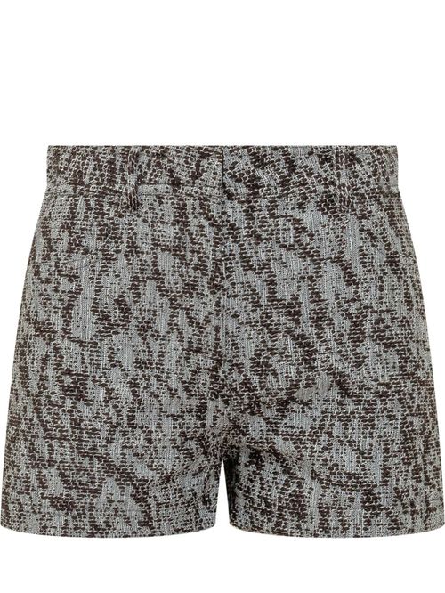 Black Graphic Shorts