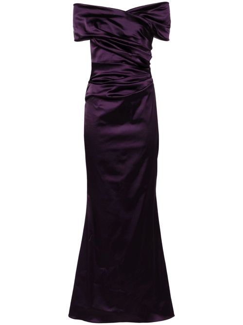 Sheath maxi dress - Purple