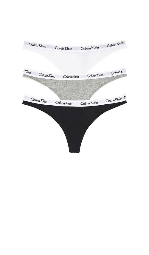 Calvin Klein Underwear Carousel 3 Pack Underwear in White,Black,Grey. -  XL also in
