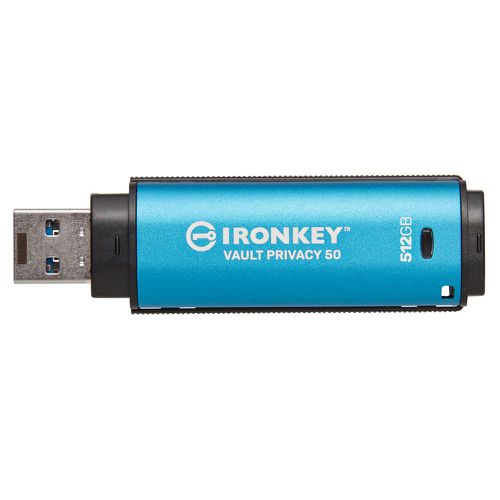 Kingston IronKey Vault Privacy 50 USB Flash Drive XTS AES Encrypted 512GB