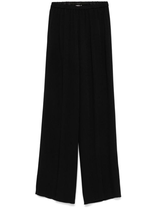 Straight-leg trousers - Black