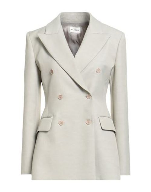 P. a.r. o.s. h. Woman Blazer Light grey Size L Viscose, Linen