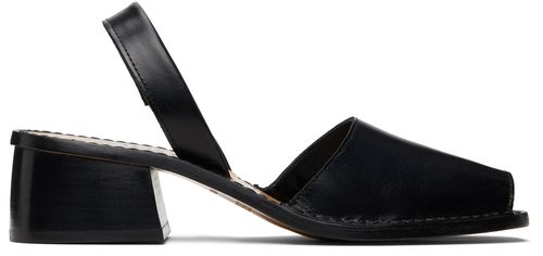 Black Altet Heeled Sandals