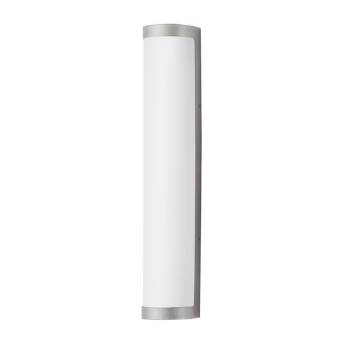 Brushed Aluminum LED Outdoor Wall Sconce from the Halfpipe Collection
