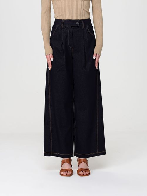 Pants Woman color Blue