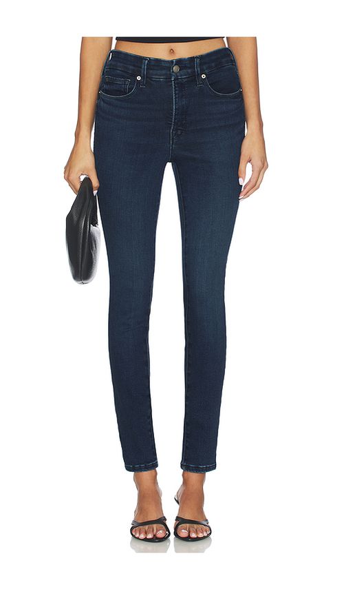 Good American Soft Tech Good Legs Skinny Jeans in Blue. - 18 also