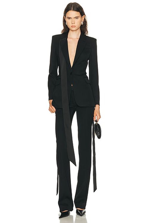 THE ATTICO Blazer in Black - Black. 36 also in