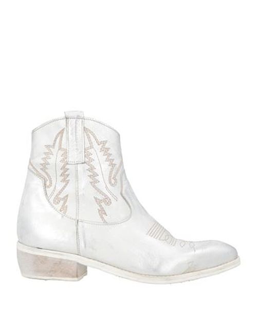 Woman Ankle boots Silver Size 7 Leather