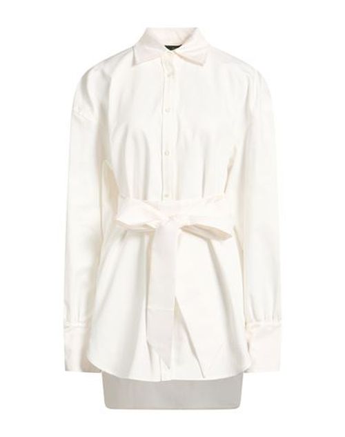 Woman Denim shirt Ivory Size 6 Cotton