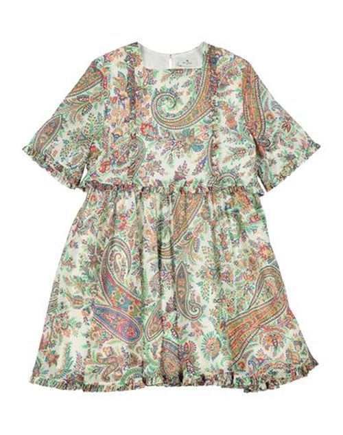 Kid Girl Kids' dress Light green Size 12 Cotton