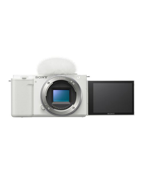 Alpha Zv-E10 Aps-c Interchangeable Lens Mirrorless Vlog Camera Body (White) - White