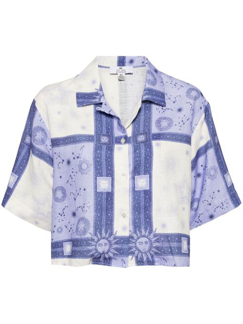 Celeste linen shirt - Purple
