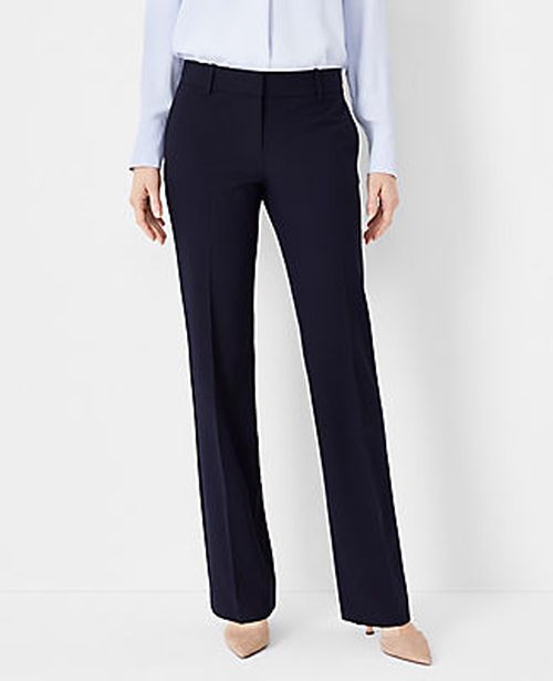 Ann Taylor The Petite Trouser in Seasonless Stretch — Curvy Fit