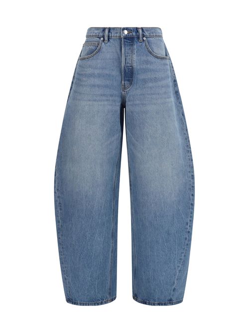 Crystal Balloon Jeans — Blue